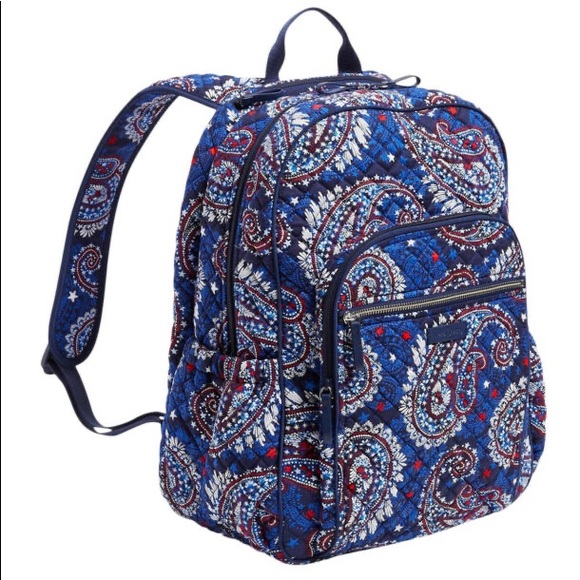 Vera Bradley Fireworks Paisley Backpack 